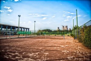 tennis courts